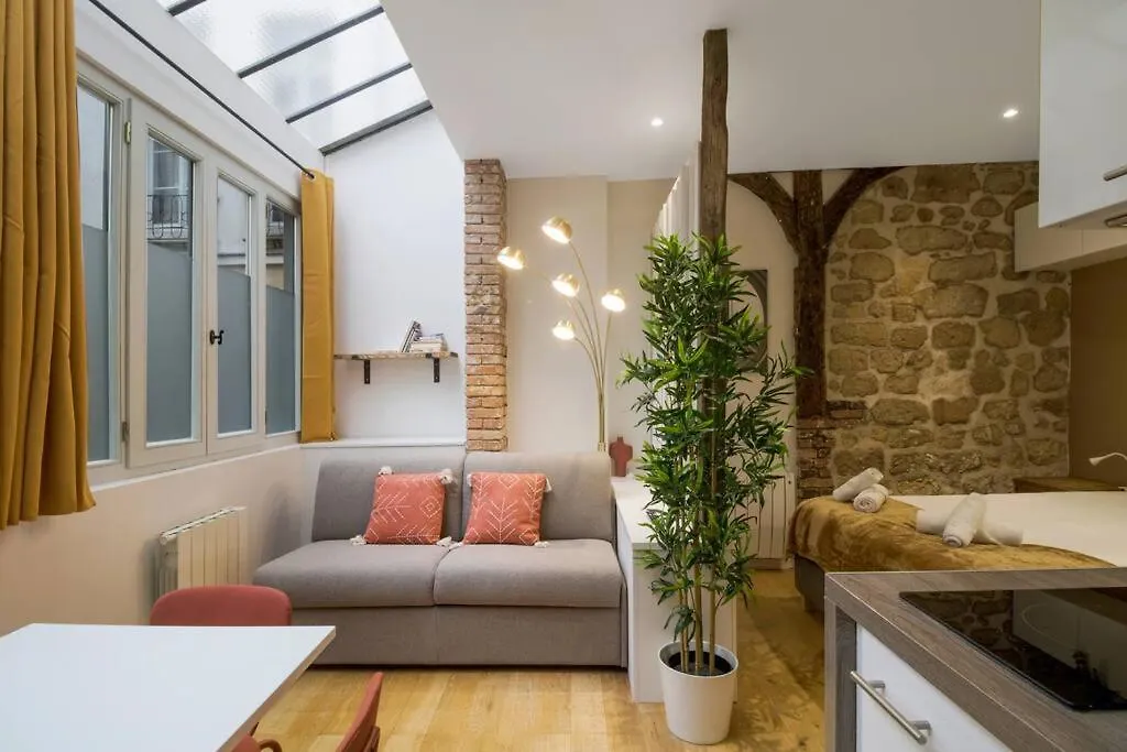 Typical Parisian Studio In Le Marais#4 Pers Apartment